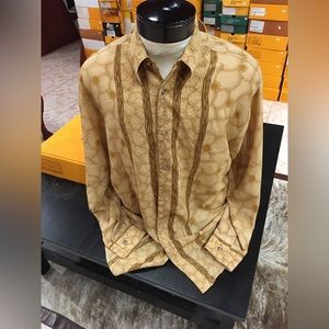 Max Leather Western Shirt